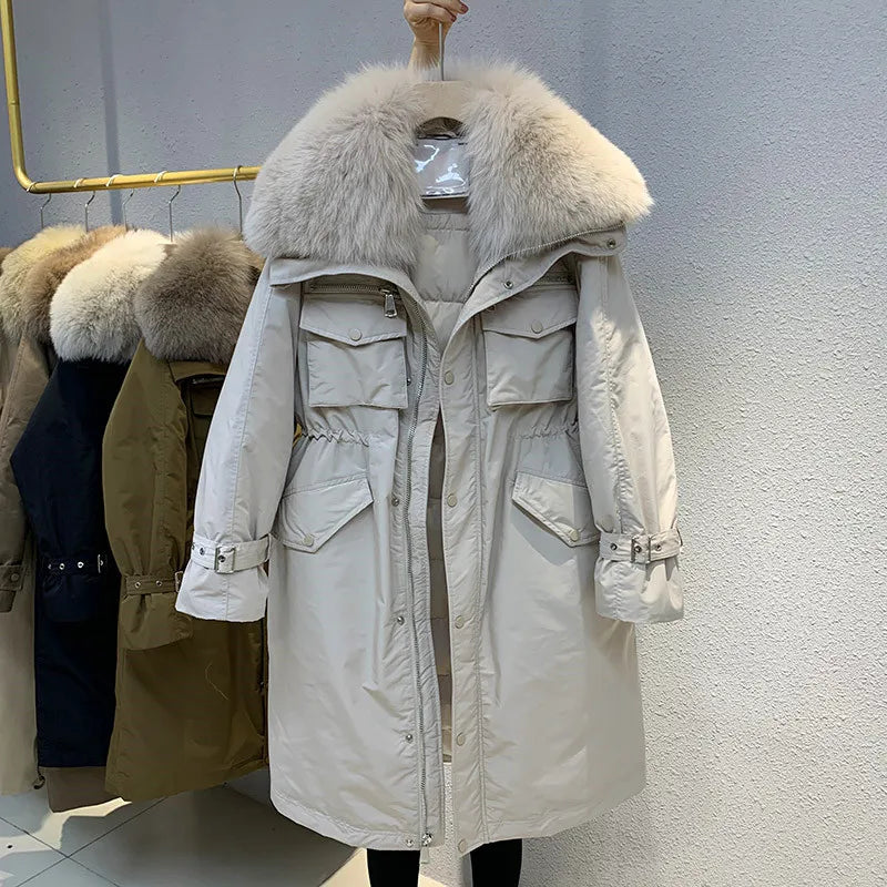 Aurora Luxe 90% down, 100% elegance — your ultimate Winter 2025 coat