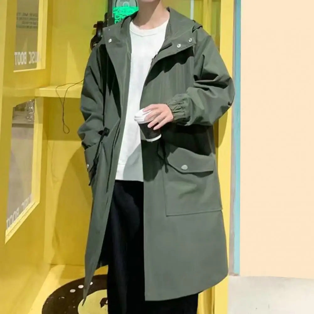 Robin – Waterproof Long Raincoat for Men