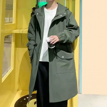 Robin – Waterproof Long Raincoat for Men
