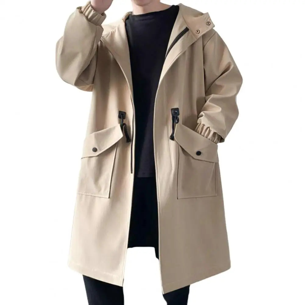 Robin – Waterproof Long Raincoat for Men