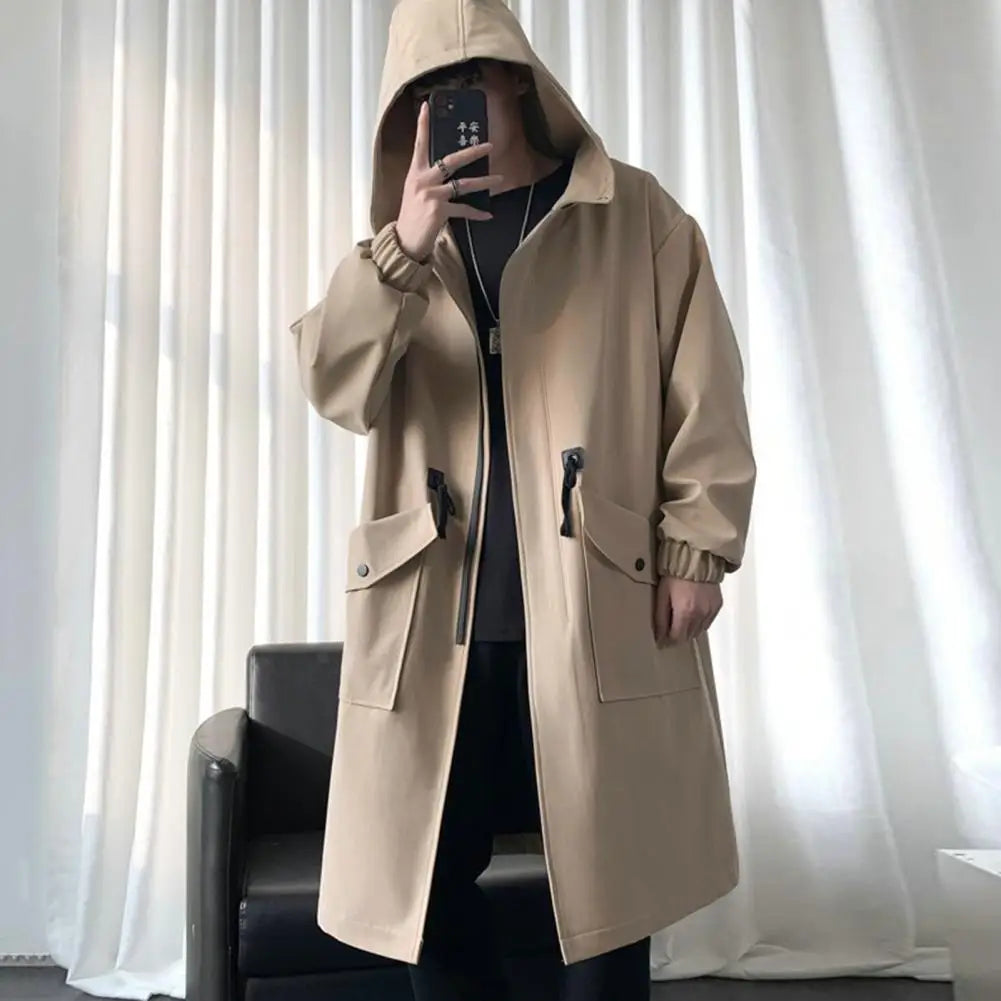Robin – Waterproof Long Raincoat for Men