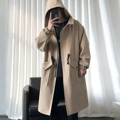 Robin – Waterproof Long Raincoat for Men