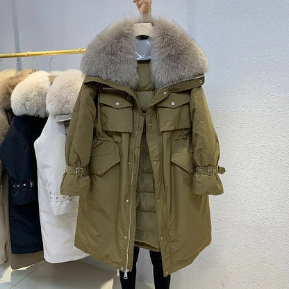 Aurora Luxe 90% down, 100% elegance — your ultimate Winter 2025 coat