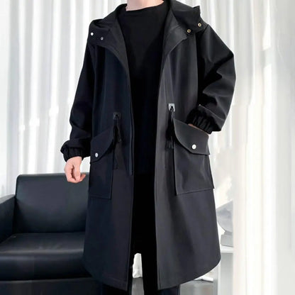 Robin – Waterproof Long Raincoat for Men