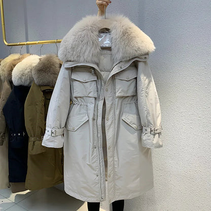 Aurora Luxe 90% down, 100% elegance — your ultimate Winter 2025 coat