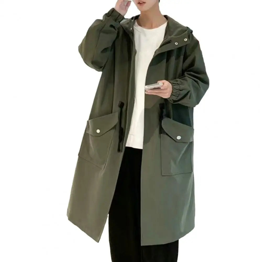 Robin – Waterproof Long Raincoat for Men